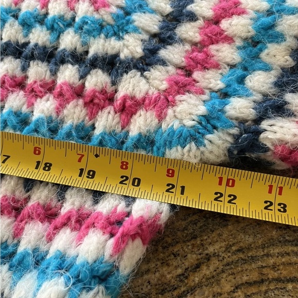 ZARA  Striped Multicolor Sweater Womens Size Small Chunky Knit Pullover Rainbow - Picture 10 of 10